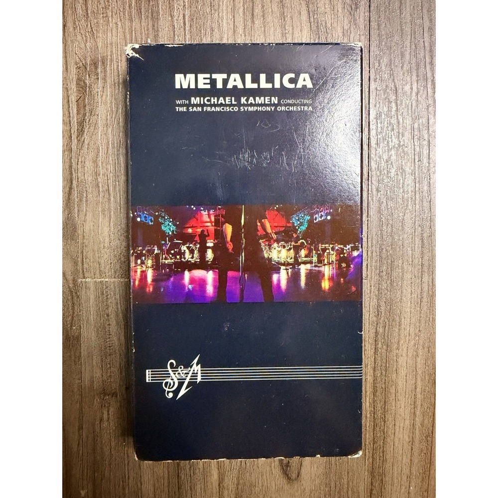 Metallica with Michael Kamen S&M San Francisco Symphony VHS Video Tape 1999